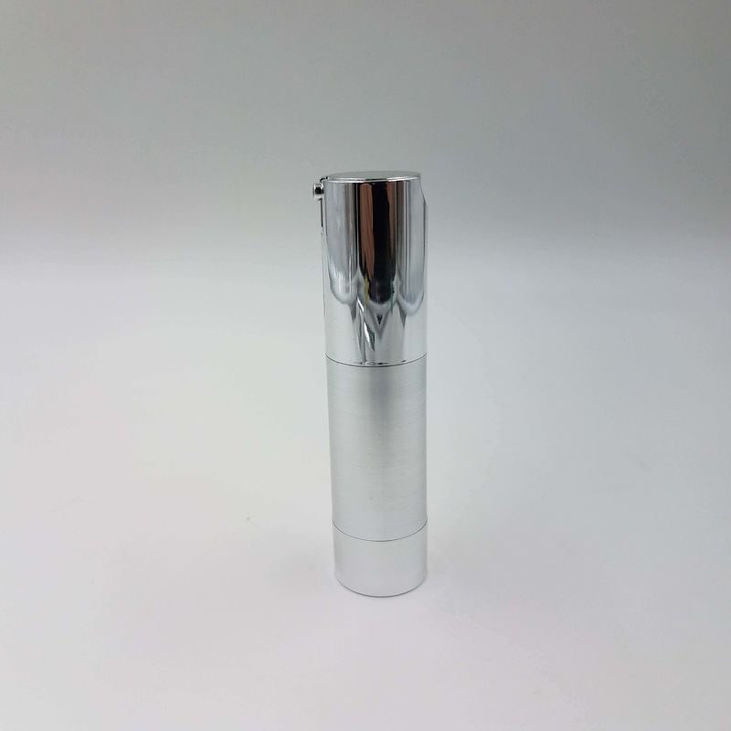 20ml 高身銀色拉絲真空瓶