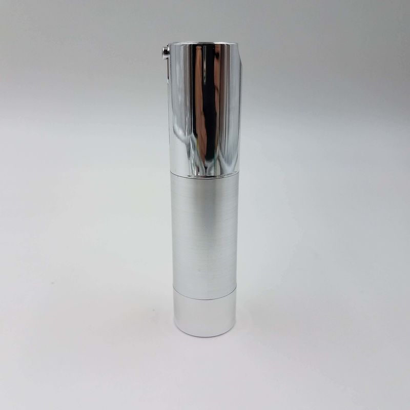 30ml 高身銀色拉絲真空瓶