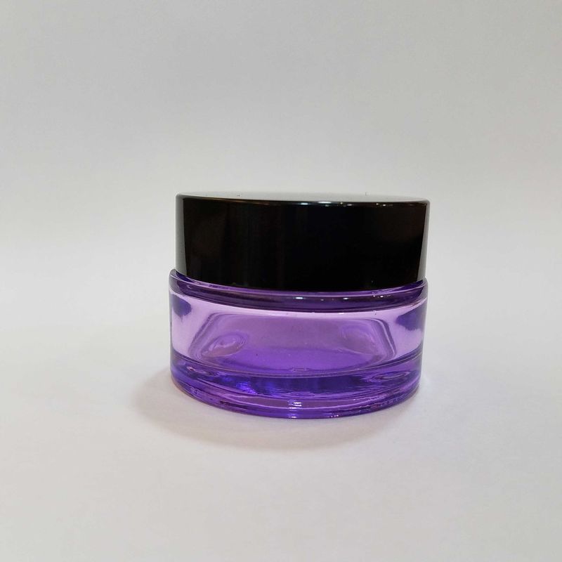 紫色玻璃霜膏瓶 (20g)