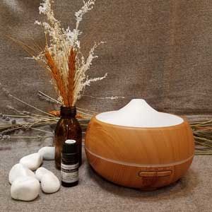 【木紋超聲波香薰霧化器 】 容量 : 300ml