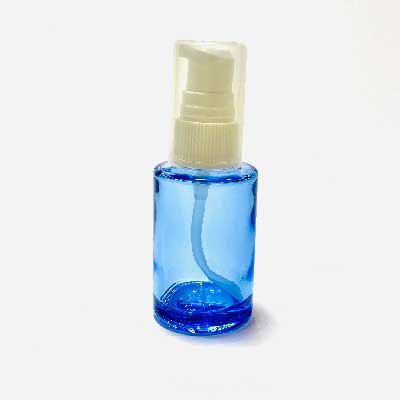 30ml 藍色玻璃乳液瓶