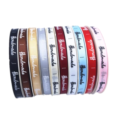 HANDMADE（香檳色）包装絲帶  1卷