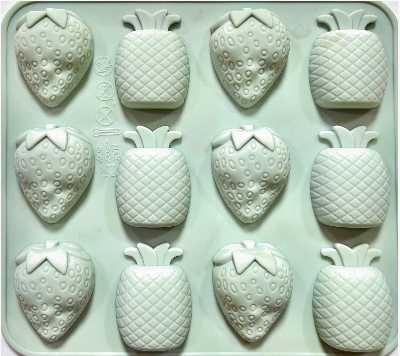 菠蘿草莓矽膠模 (12入)