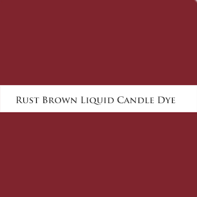 Rust Brown Liquid Candle Dye 10ml