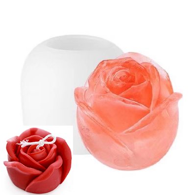  3D立體 玫瑰花矽膠模