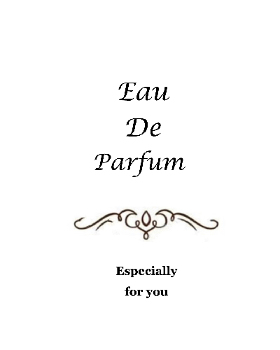 Eau De Parfum Label  (透明香水貼紙) 10pcs