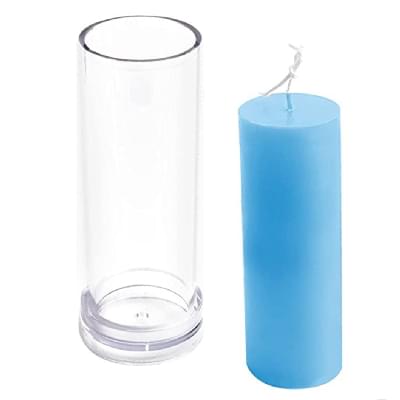 平頂圓柱蠟燭模具 (分開2件) (5*10cm)