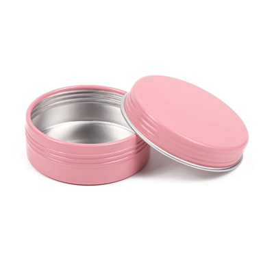 25g 圓形粉紅色鋁盒螺旋扭蓋