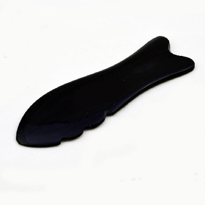 砭石刮痧板 (魚骨形)