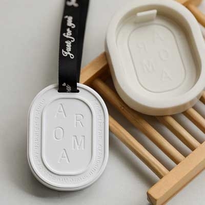 Aroma字 擴香石/蠟片矽膠模 (可掛繩)