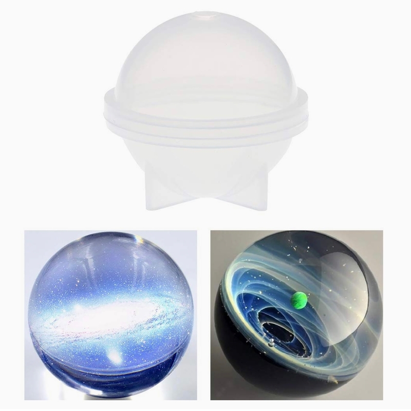 水晶球體矽膠模具  (直徑 6cm) 